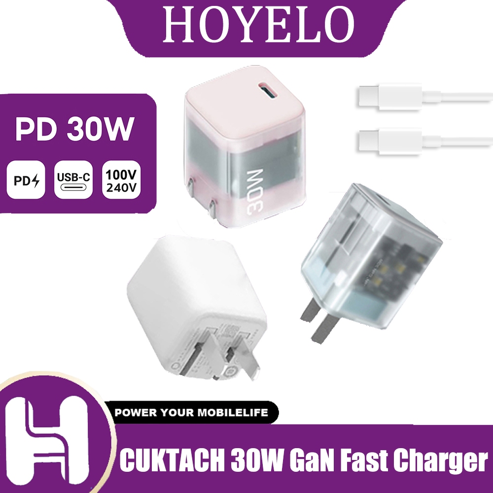 CUKTACH 30W GaN Charger Type-C GAN3 Charger 30W Max Adapter