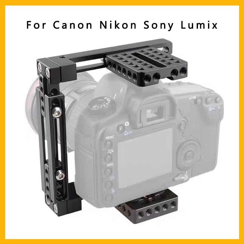 Universal Camera Cage Rig For Nikon Sony Panasonnic Canon กล้อง สําหรับ