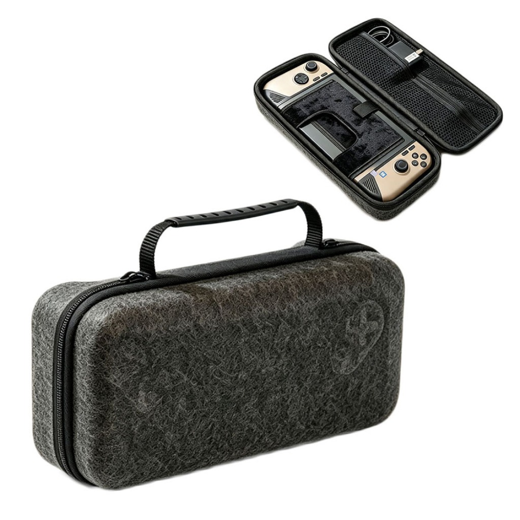 กระเป๋าถือสําหรับ MSI Claw8 Al + คอนโซลเกมมือถือแบบพกพากันกระแทก Drop Protection Felt Storage Bag Or