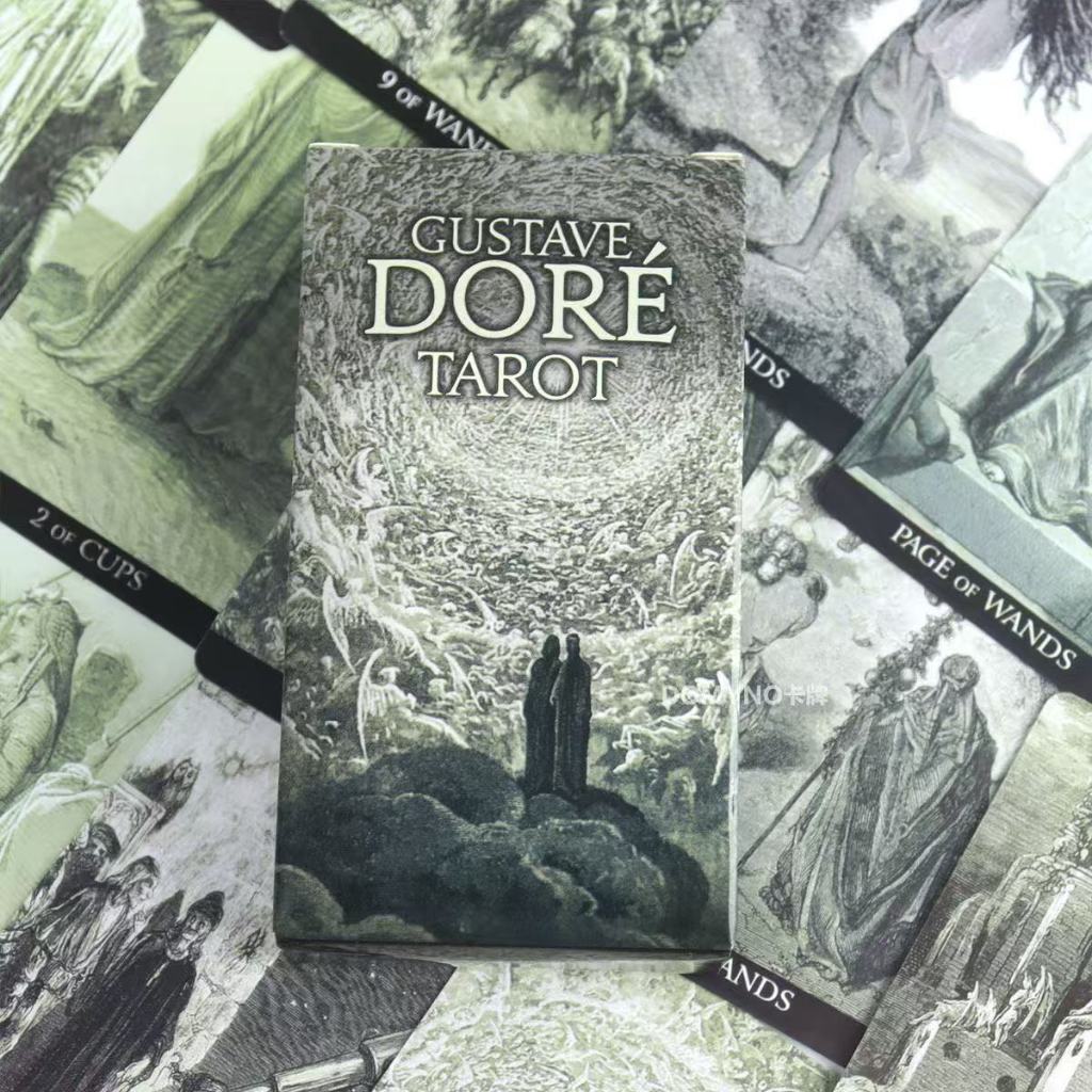 10.3 * 6 ซม. Gustave Doré Doré เกมกระดานภาษาอังกฤษ การ์ดเกม Gustave Doré