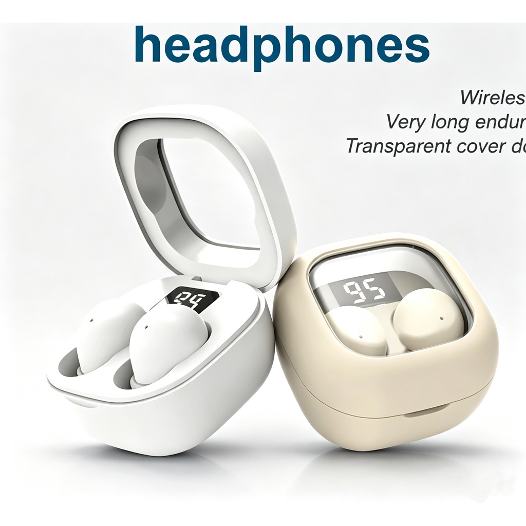หูฟังบลูทูธ SK19 TWS ใส่สบาย กันเสียง HiFi ฟังเพลง นอนหลับ ไร้สาย