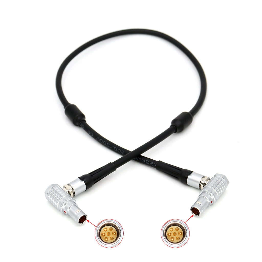 Nucleus-M 0B 7Pin ชายกับชายสําหรับ Nucleus-M WLC-T03 ไร้สายติดตามโฟกัสมอเตอร์การเชื่อมต่อสายควบคุม