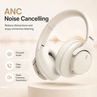 Bridio M10 Pro หูฟังครอบหูไร้สาย ANC Bluetooth 5.4 ตัดเสียงรบกวน ไมค์คมชัด เสียงสเตอริโอ เบสแน่น