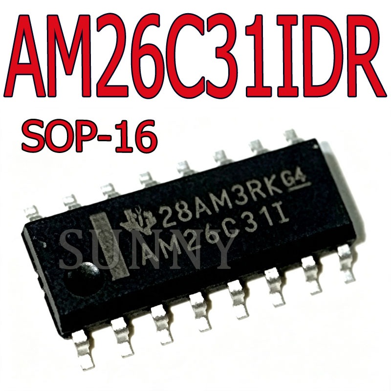 2 ~ 5PCS Patch AM26C31I AM26C31IDR ชิป IC SOP-16 AM26C311 AM26LS31CDR