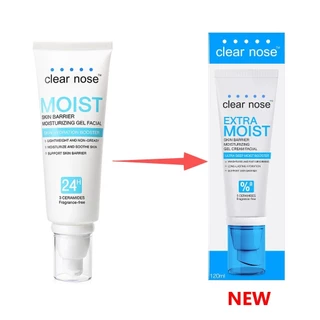 CLEAR NOSE เคลียร์โนส Moist Skin Barrier Moisturizing Gel มอยส์เจอไรซิ่งเจล สกินแบริเออร์ เฟเชียล 120ml.
