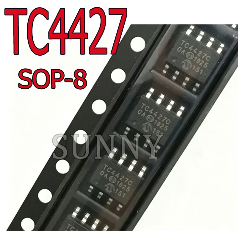 2PCS IR4427 TC4427VOA TC4427COA TC4427EOA SOP-8 ชิปไฟ LCD