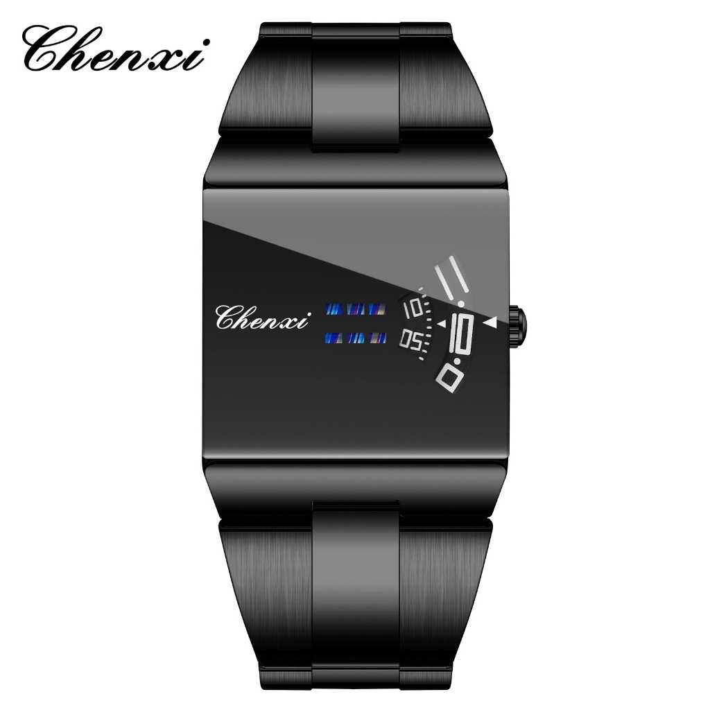 Original CHENXI 605 นาฬิกาสําหรับชายอัตโนมัติ Mechanical Movement นาฬิกาผู้ชาย