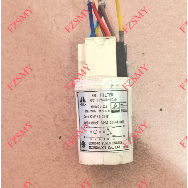 NFT-012A40-MDAO 0.47 UF+0.33 UF เหมาะสําหรับกลองทุกชนิดเครื่องซักผ้าตัวเก็บประจุกรอง DFC-2712R/2715R