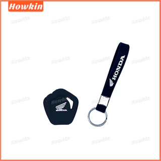 ☆พิเศษ☆เคสซิลิโคน พร้อมพวงกุญแจโลโก้ สําหรับ honda wave alpha 125i dash 125 ex5