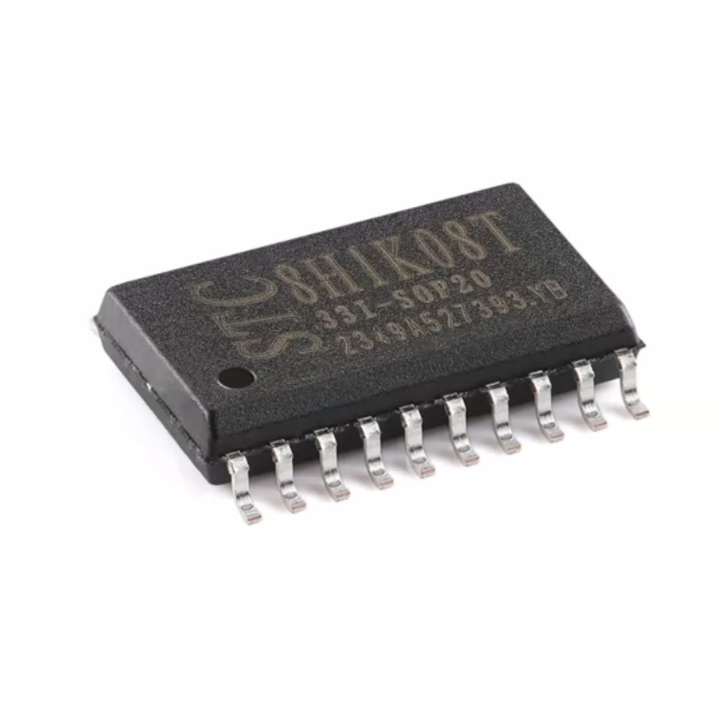 ชิปไมโครโฟน STC8H1K08T-33I-SOP20 8051 ชิ้นส่วนแผงวงจร