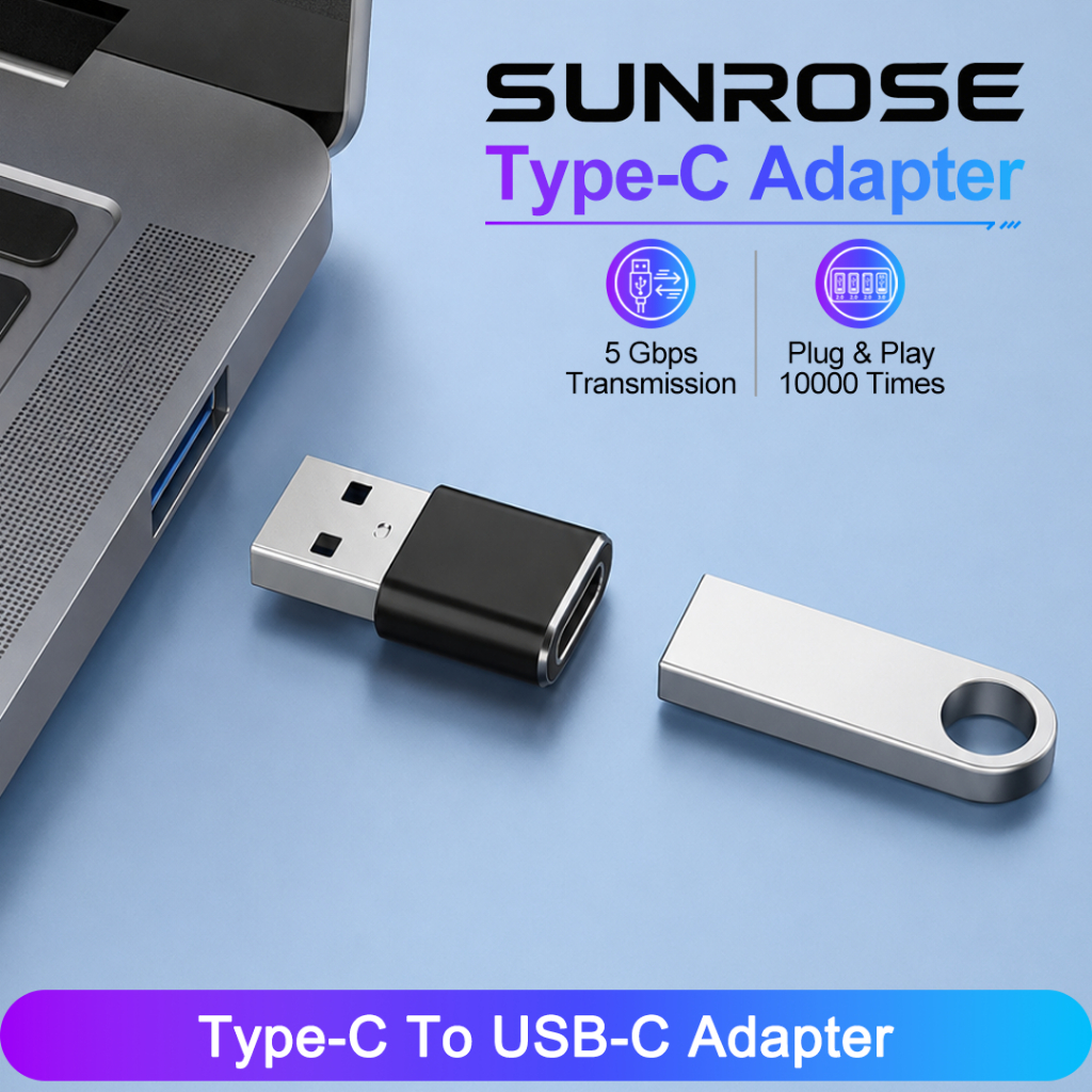 SUNROSE อะแดปเตอร์ Type-C ถึง USB 5Gbps USB Hub Type-C อะแดปเตอร์ Docking Station USB-C Hub อะแดปเตอร์หลายพอร์ต