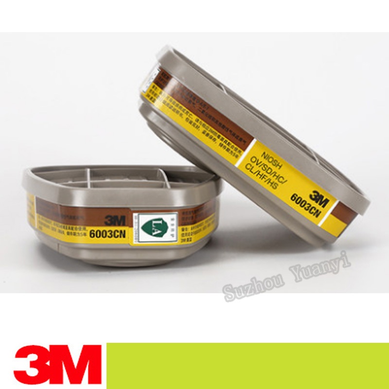 3M 6003CN 3M 6003CN ตลับหมึกกรองอินทรีย์ Vapor/Acid Gas เปลี่ยนตลับหมึก,แพคเกจต่างๆ Quanties ตลับหมึ