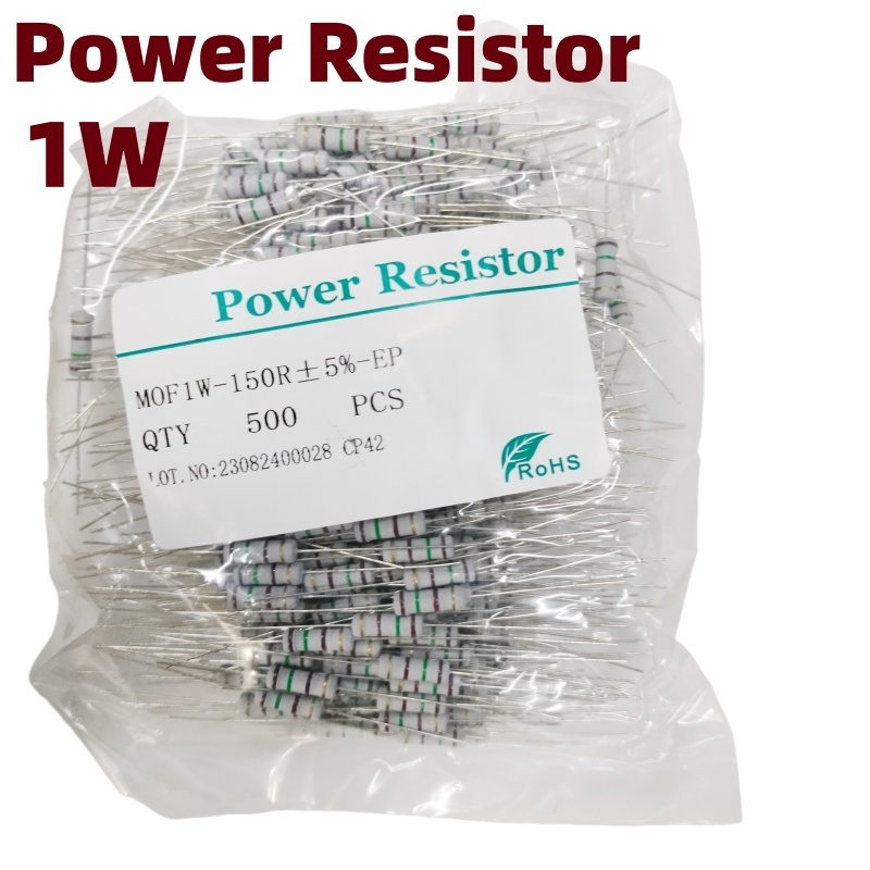 200 ชิ้น 1W ตัวต้านทานฟิล์มคาร์บอน 5% 1R, 1.2 R, 1.3 R, 1.5 R, 1.8 R, 2R, 2.2 R, 2.4 R, 2.7 R, 3R, 3