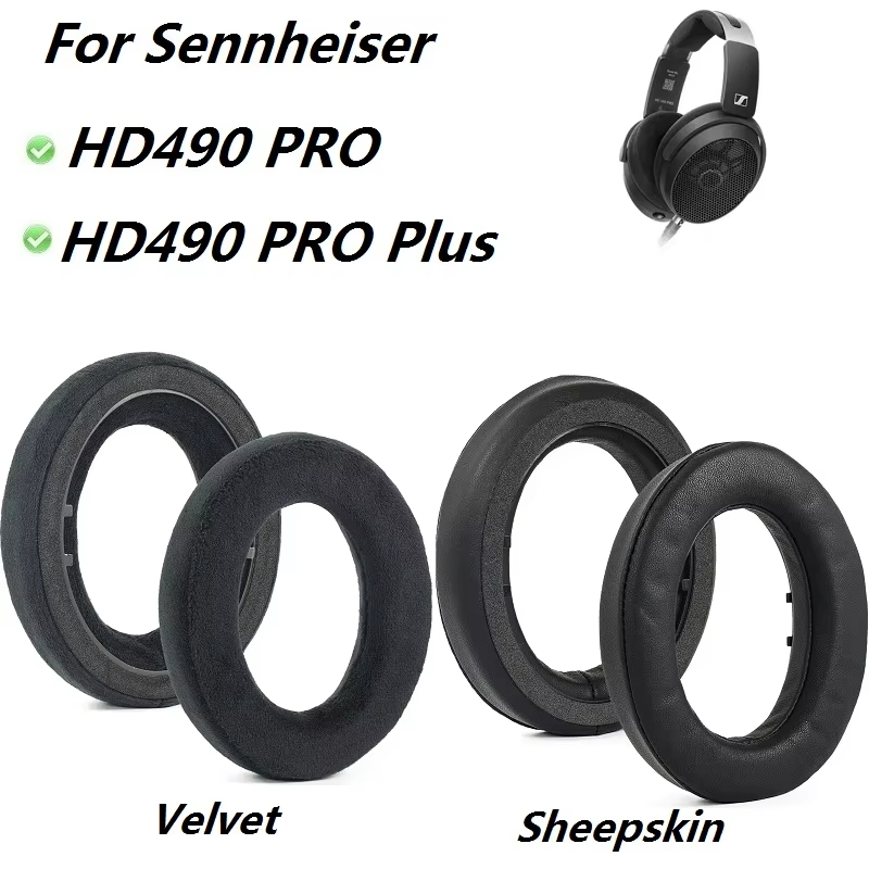 แผ่นรองหูฟังสําหรับ Sennheiser HD490 PRO/HD490 PRO Plus หูฟังเปลี่ยน HD490PRO ที่ครอบหู Earmuffs หมอ