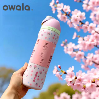 Owala FreeSip 24oz 32oz ขวดฉนวนสแตนเลส – Chug หลอดรั่ว, การเดินทางยิมกีฬาปลอดสาร BPA, ที่วางแก้วที่เป็นมิตร