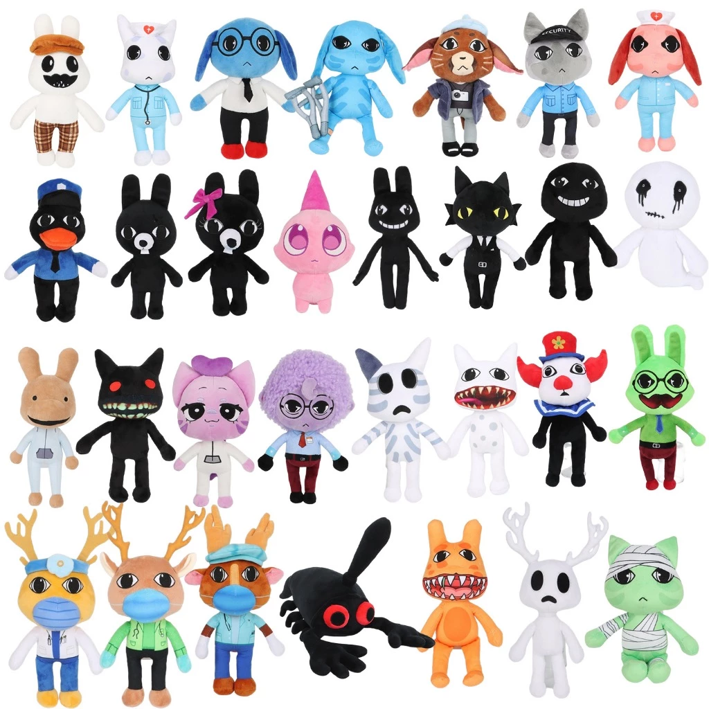 Animal Hospitalสัตว์โรงพยาบาลเกมสยองขวัญของเล่นตุ๊กตาเต็มขนลุกน่ารักมอนสเตอร์ยัดตุ๊กตาของขวัญสะสมตกแต่งฮาโลวีน