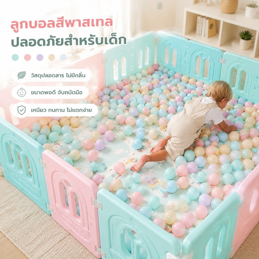 [Eao] ตลก 200/100/50/25/10 ลูกบอลสีสันสดใสพลาสติกอ่อน Ocean Ball เด็กทารกว่ายน้ํา Pit Pool ของเล่น [TH]