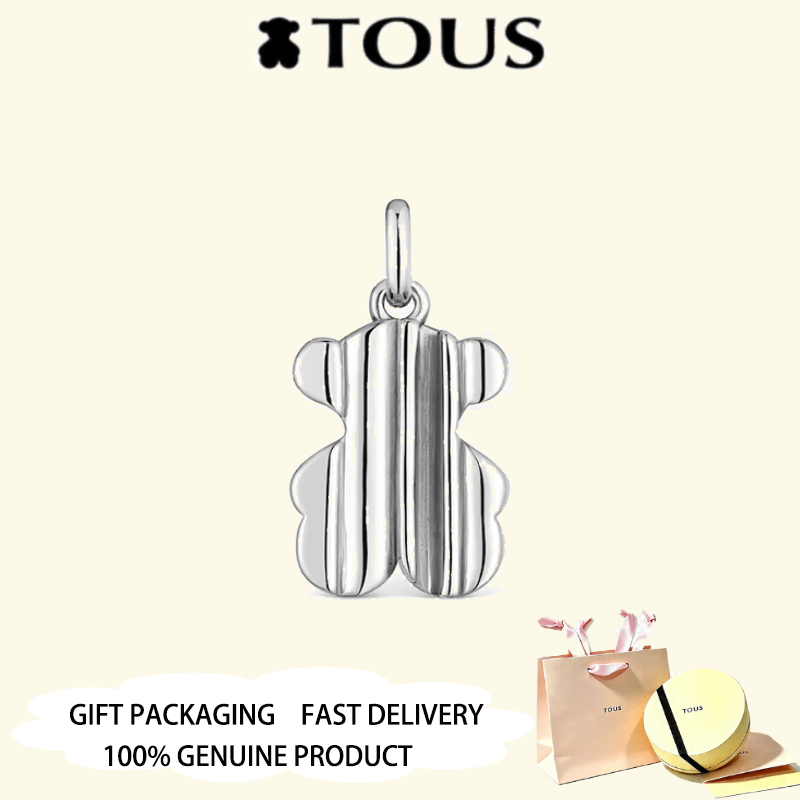 TOUS S925 จี้เงินสเตอร์ลิง TOUS เครื่องประดับครบรอบวันวาเลนไทน์หวาน