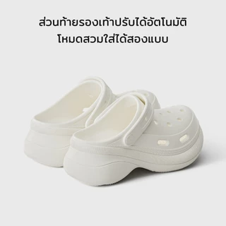 POSE รองเท้าแตะ แพลตฟอร์มหนา 7 ซม. สำหรับผู้หญิง กันลื่น ใส่ไปทะเล ใส่ไปนอกบ้าน เหมาะกับคนตัวเล็ก
