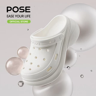 POSE รองเท้าแตะ แพลตฟอร์มหนา 7 ซม. สำหรับผู้หญิง กันลื่น ใส่ไปทะเล ใส่ไปนอกบ้าน เหมาะกับคนตัวเล็ก