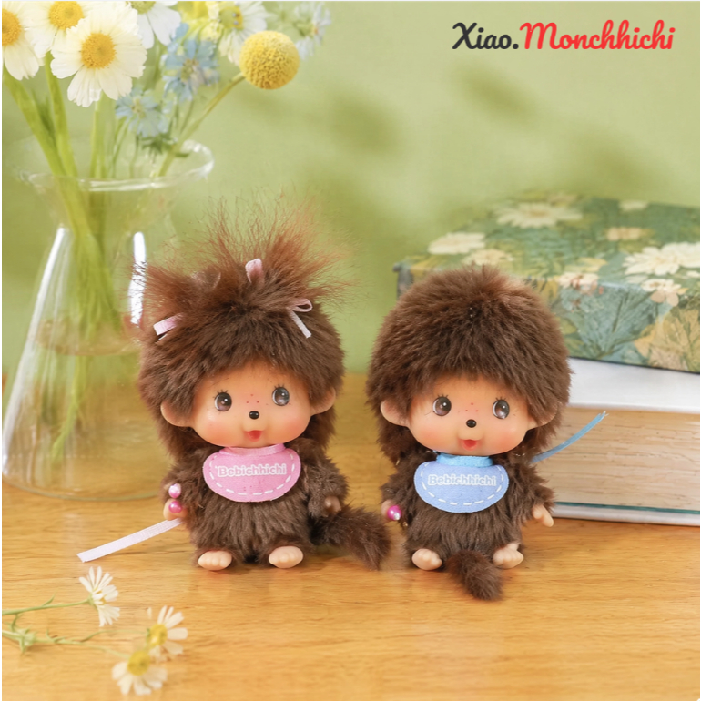 X.พวงกุญแจMonchhichi Bebicchichi แบบใหม่ สำหรับห้อยกระเป๋า