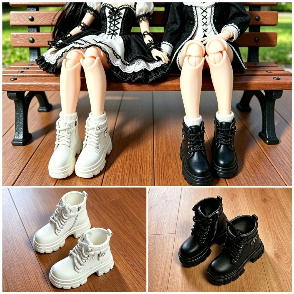 Ob22/ob24 รองเท้าตุ๊กตา Blythe รองเท้าหนาSoled อุปกรณ์เสริมตุ๊กตา