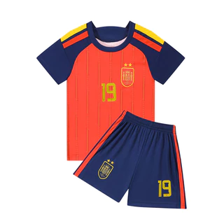 Kids Football Jersey Set ชุดฟุตบอลโลก 2026/27 เสื้อกับกางเกงขาสั้น สำหรับเด็ก