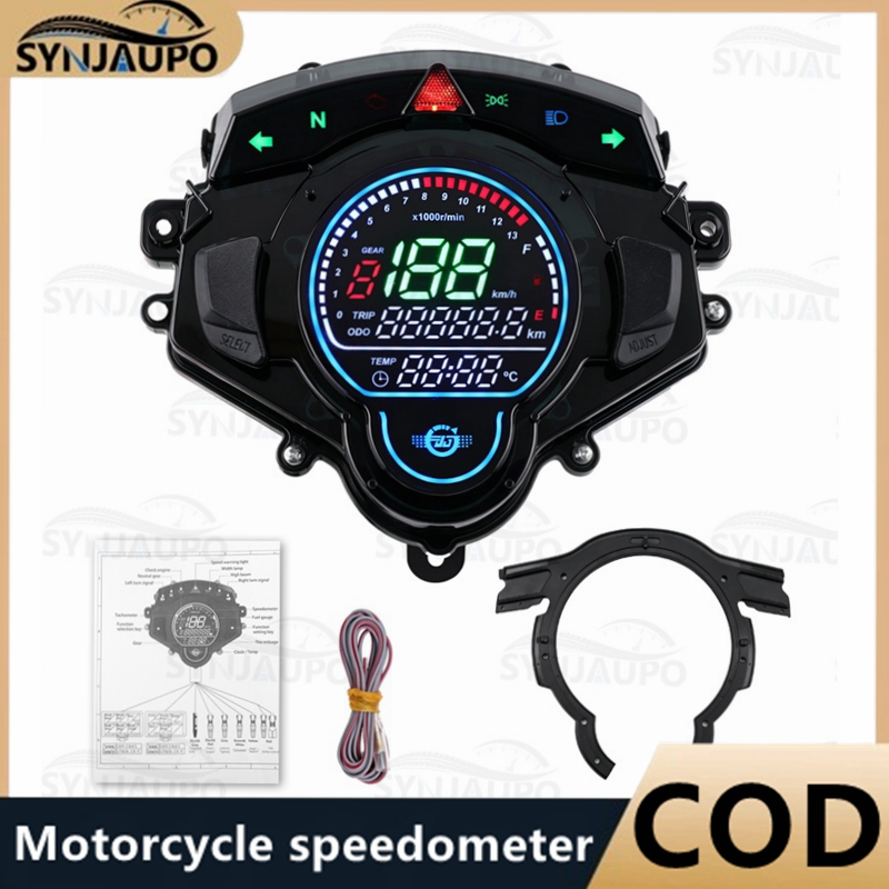 สําหรับ LC135 V2V3V4V5V6V7 4S 5S DIGITAL METER RPM กันน้ํารถจักรยานยนต์ Dashboard เครื่องวัดระยะทาง 