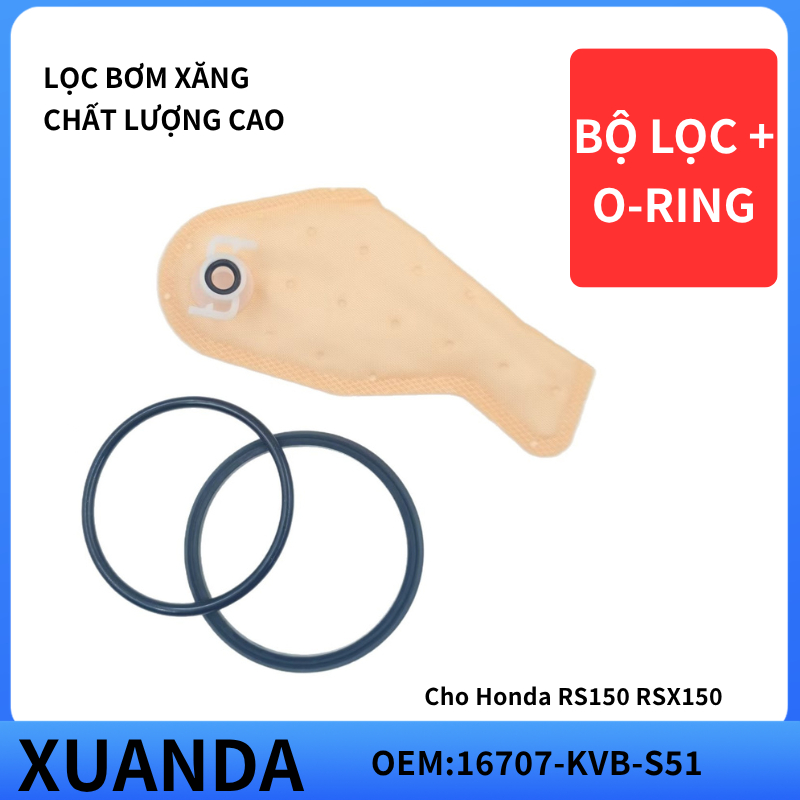 XUANDA การใช้ปั๊มกรองสําหรับ Honda RS150 RSX150 (OEM 16707-KVB-S51) รถจักรยานยนต์ปั๊มเบนซินเปลี่ยนหน