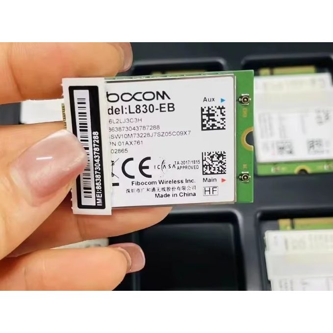 ใหม่มือสองของแท้ Fibocom 4G LTE L830-EB โมดูลไร้สายการ์ด X280 T480 T480s L580 T490 T490s 01AX761 สํา