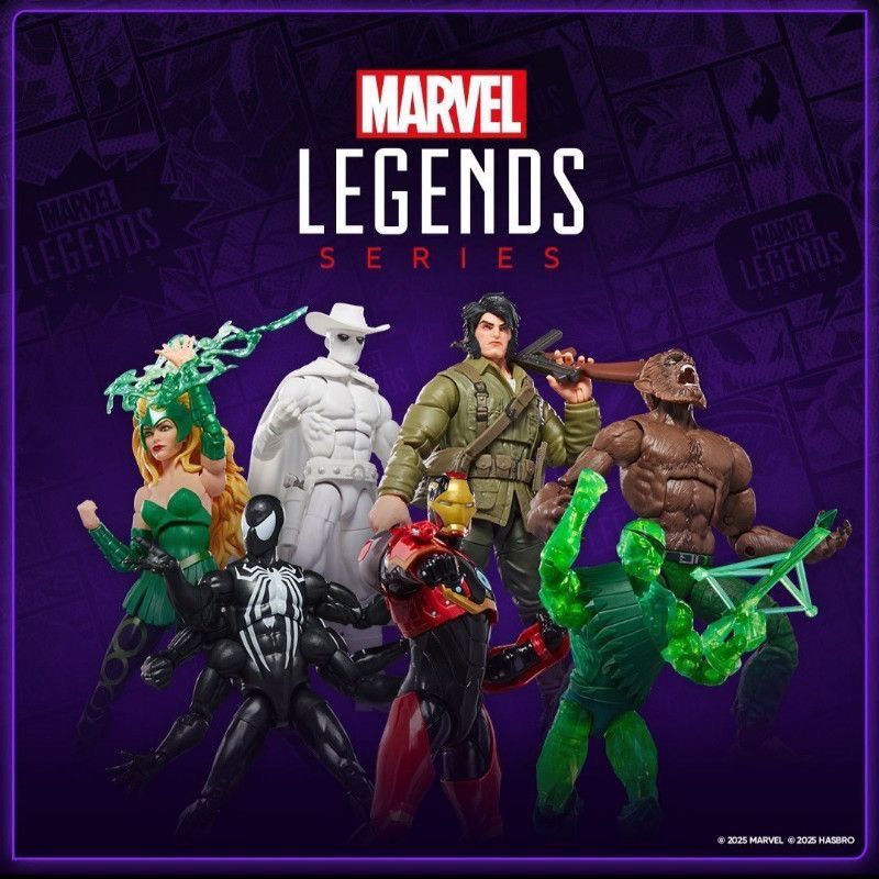 6 นิ้ว Hasbro Marvel Legends 7‐in-1 ชุดสําหรับ Executioner BAF Wolverine WWII, Symbiote Spider-Man, 