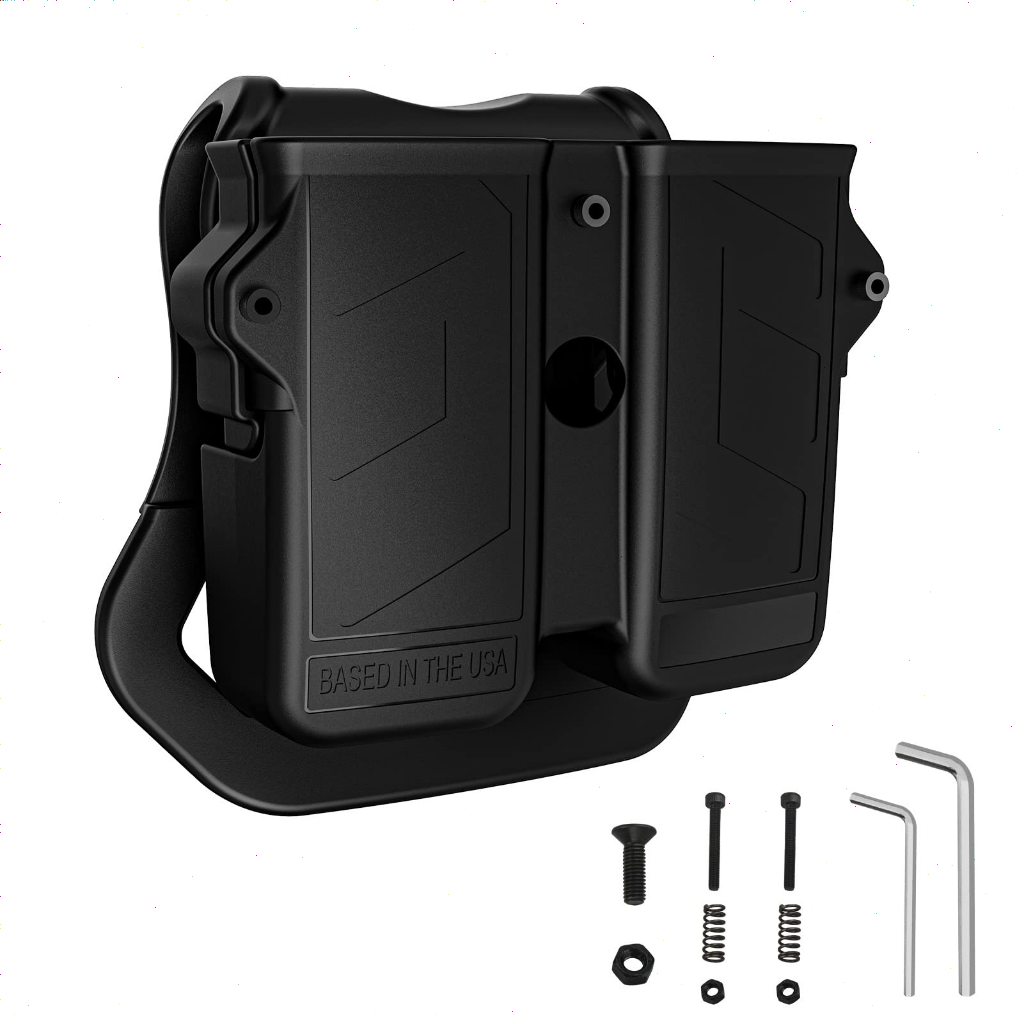 PA66+GF30 Universal Double Mag Holster Single & Double Stack Universal Magazine Holster