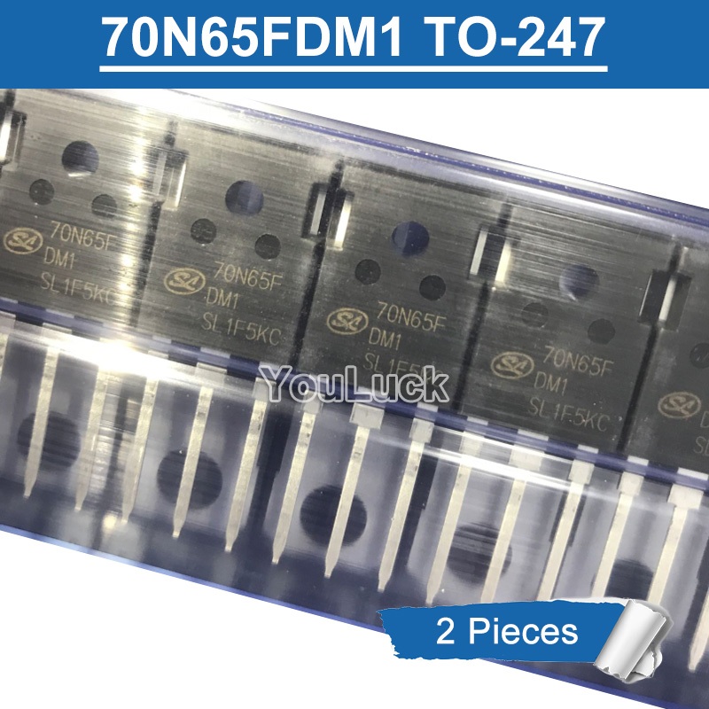 2 ชิ้น 70N65F DM1 70N65FDM1 SGT70N65FDM1 TO-247 70A/650V IGBT ทรานซิสเตอร์ใหม่