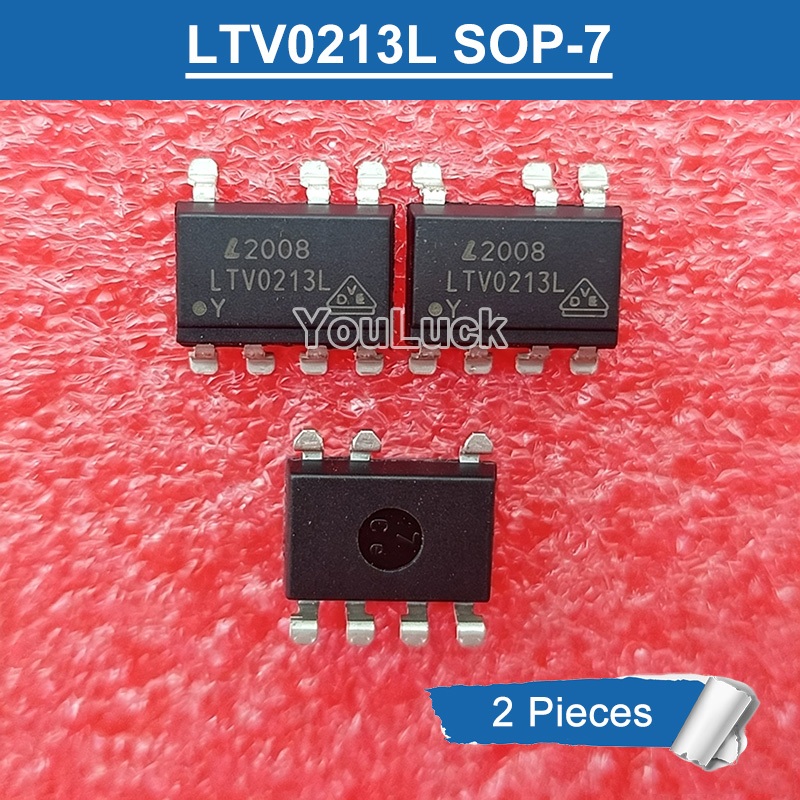 2 ชิ้น LTV0213L SOP-7 LTV-0213L SMD ชิป Photocoupler IC ใหม่เดิม
