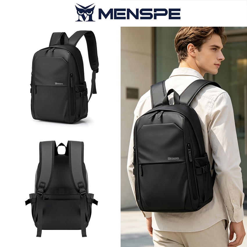 MENSPE Fashion Mens Backpack Laptop Backpack Large Capacity Backpack Business Computer 15.6-inch Laptop Backpack