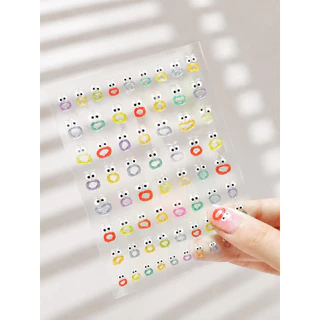 WSKEN DIY สติกเกอร์ตกแต่ง น่ารัก แปะมือถือ น่ารักลูกสุนัข for iPhone เคส หลากหลายดีไซน์ กันรอย สวยงามน่ามอง ฟิล์มกล้อง สติกเกอร์ป้องกัน