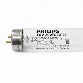 PHILIPS UV (C) หลอดยูวี ฆ่าเชื้อโรค TUV 30W T8 <Poland> (เฉพาะหลอด) สำหรับตู้อบฆ่าเชื้อ กระบอกยูวี **ระบบปิด