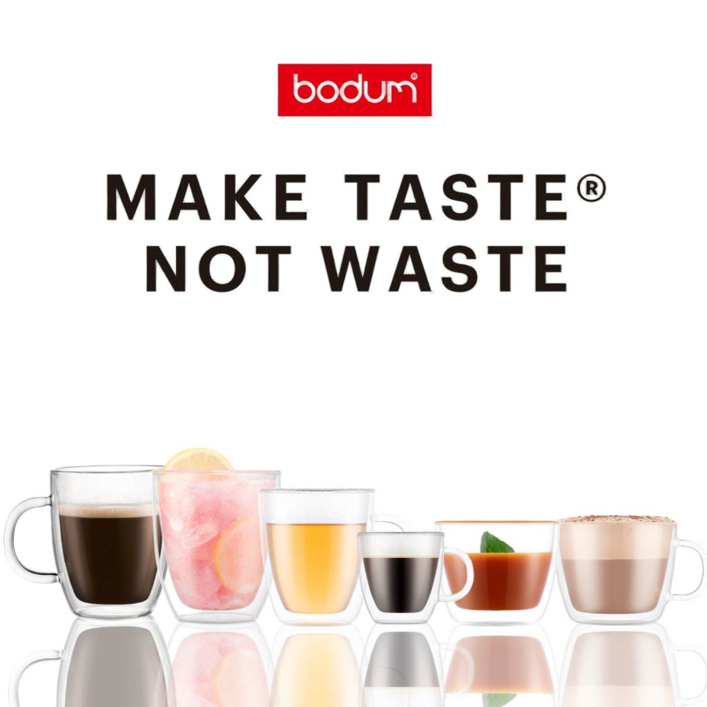 Bodum BISTRO DOUBLE WALL THERMO-GLASS MUGS แก้วลาเต้ แก้วกาแฟ Microwavable, เครื่องล้างจานปลอดภัย, ถ