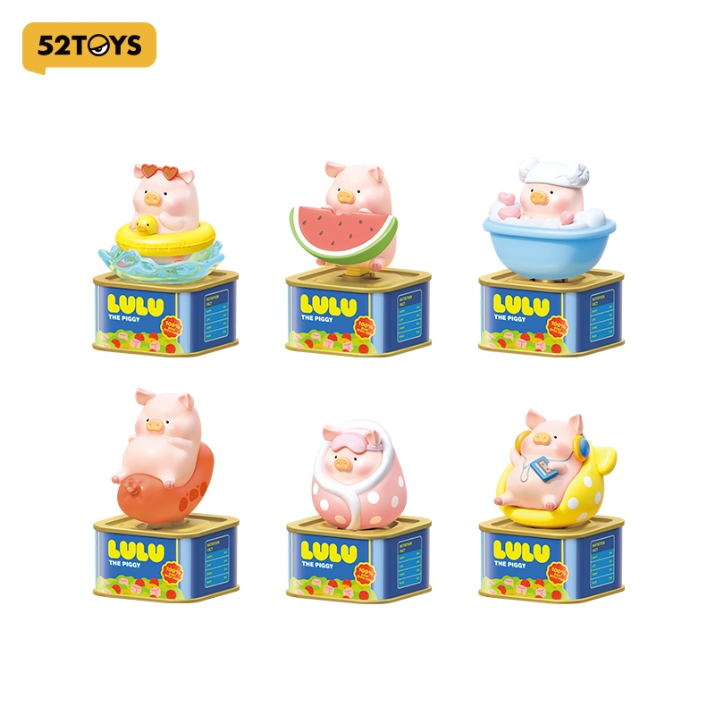 52TOYS LuLu the Piggy Holiday Series - Solar Motion Blind Box Figure Toy (Whole Set)