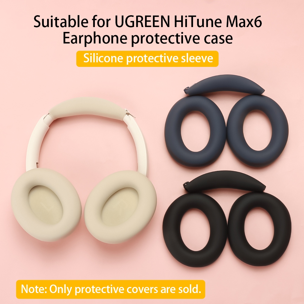 สําหรับ UGREEN HiTune Max6 เคสป้องกันหูฟังแบบติดศีรษะ Skin friendly soft anti fall ป้องกันฝุ่น