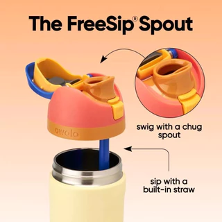 Owala FreeSip พร้อมฝาปิดฟาง 32oz - ขวดน้ําหุ้มฉนวน BPA-Free ป้องกันการรั่วซึมสําหรับการเดินทางในโรงเรียนและกีฬา