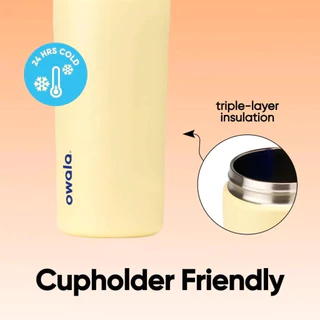 Owala FreeSip พร้อมฝาปิดฟาง 32oz - ขวดน้ําหุ้มฉนวน BPA-Free ป้องกันการรั่วซึมสําหรับการเดินทางในโรงเรียนและกีฬา