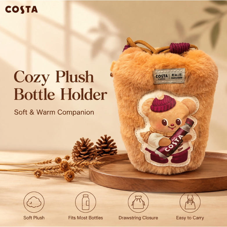 X.COSTA x Butter Bear ที่วางแก้วน้ําแบรนด์ร่วม