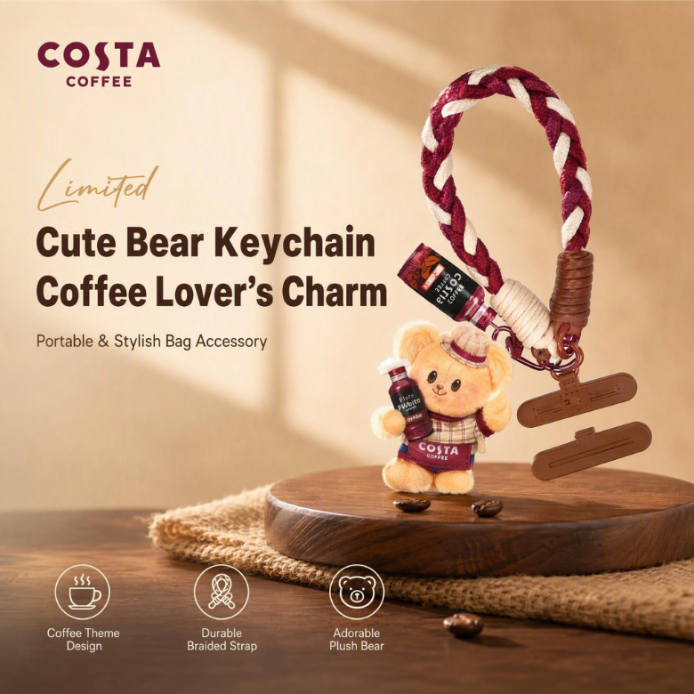 X.เชือกเส้นเล็กแบรนด์ร่วม COSTA x Butter Bear