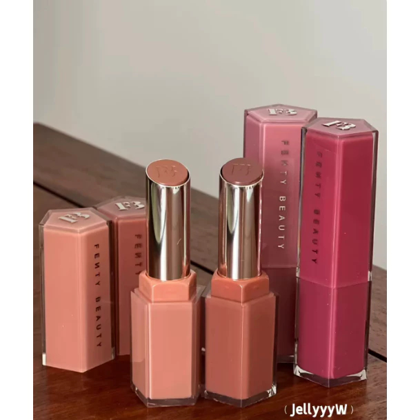 Fenty Beauty Gloss Bomb Cream Lipstick, Fenty Tinted Gloss Lip Stick, Shine Cream Lipstick