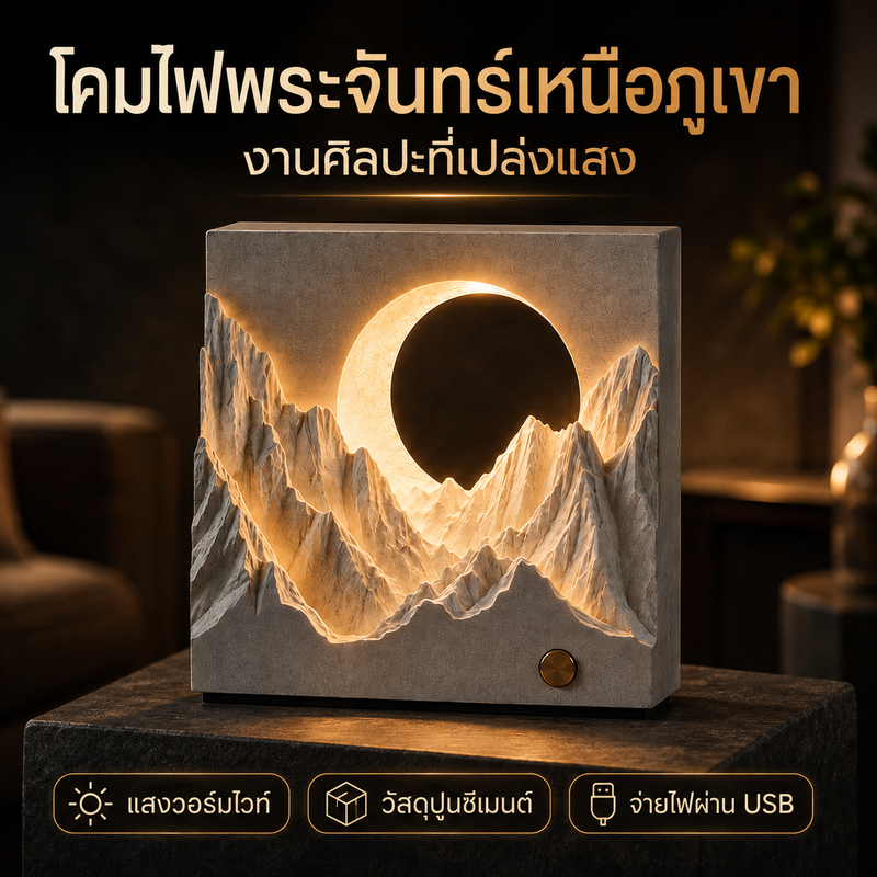 Rizhao Jinshan น้ํามันหอมระเหยขยายหิน Nightlight ของขวัญวันเกิด Bedhead บรรยากาศโคมไฟอโรมา