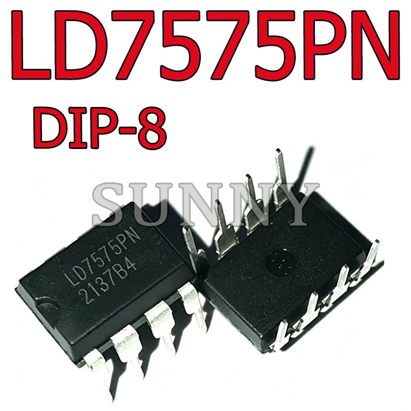 5 ~ 10PCS ยี่ห้อใหม่ของแท้ LD7575 LD7575PN DIP-8 LCD Power Board Power Management ชิป