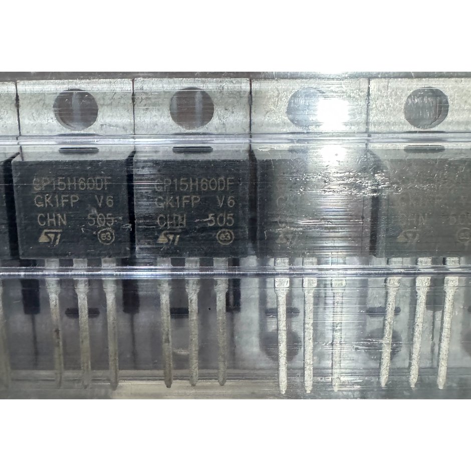 20PCS ยี่ห้อใหม่ STGP15H60DF TO-220 IGBT Triode GP15H60DF ชิปวงจรรวม IC