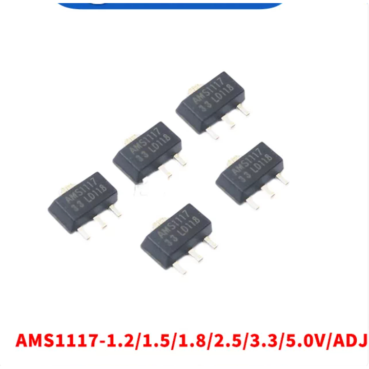 10PCS Linear Regulator LDO ชิป ic SOT-89 CJA1117B A1117B LD1117AG-33-AB3-A-R LD1117AG LD1117AG-50-AB