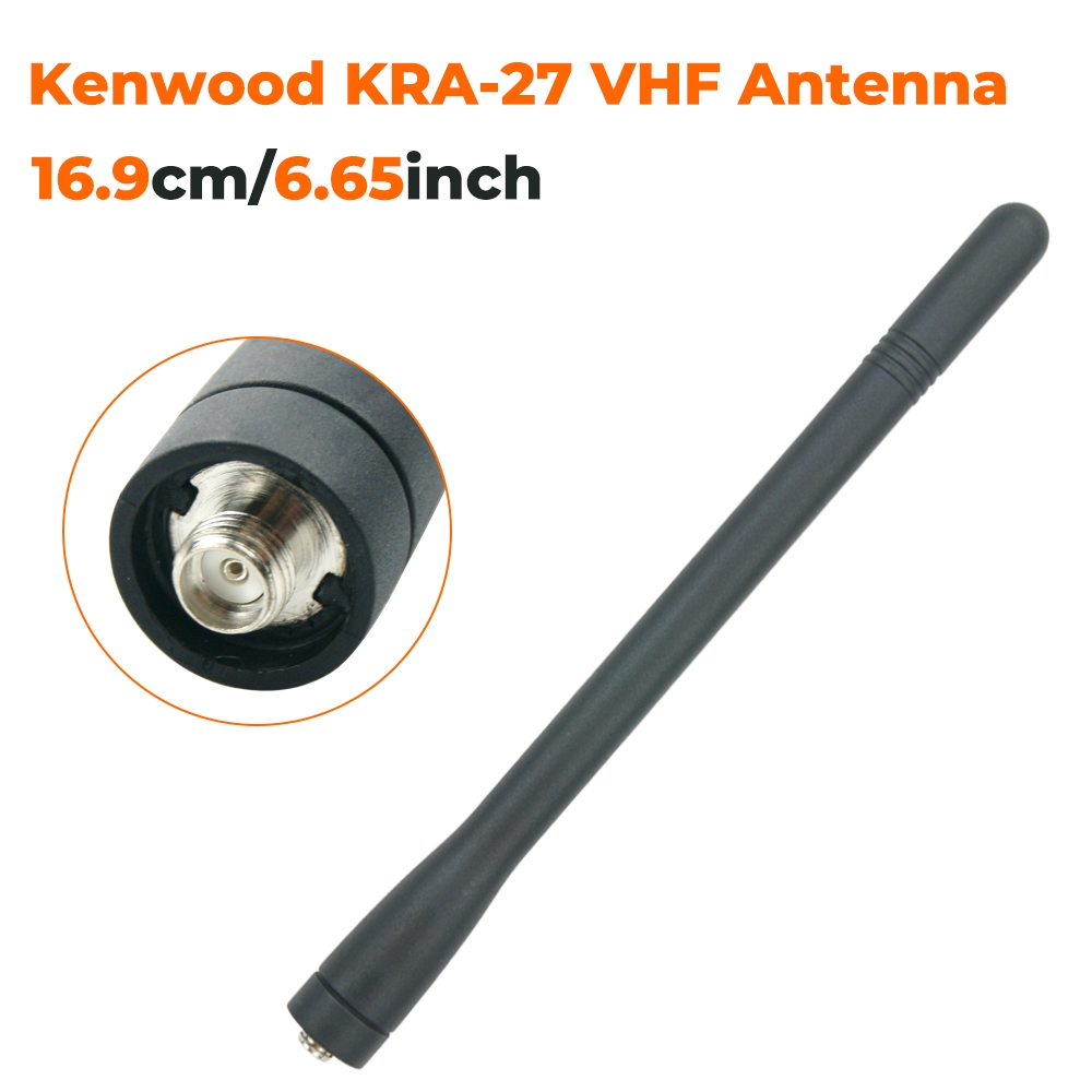 {TX-35}KRA-27 เสาอากาศทดแทน VHF 136-174mHz เสาอากาศ Helical สําหรับ Kenwood NX-200 NX-5200 TK2140 TK